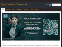 Tablet Screenshot of destounispiano.com